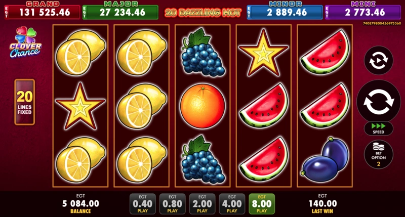 20 Dazzling Hot slot