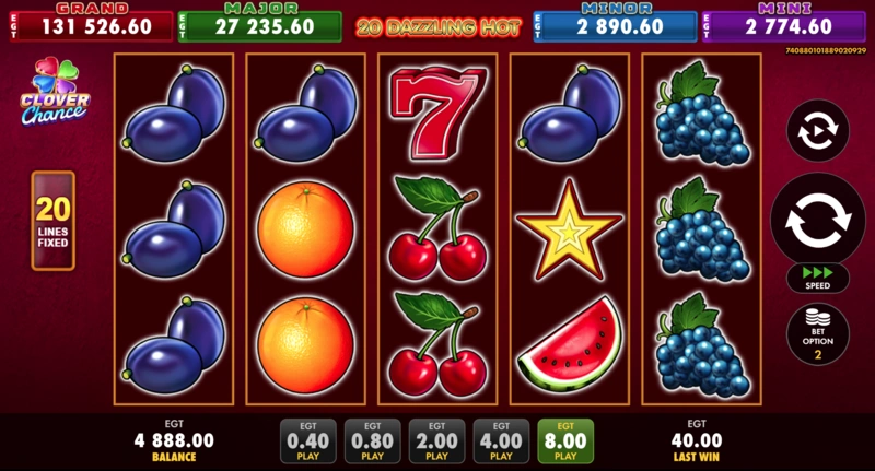 20 Dazzling Hot slot